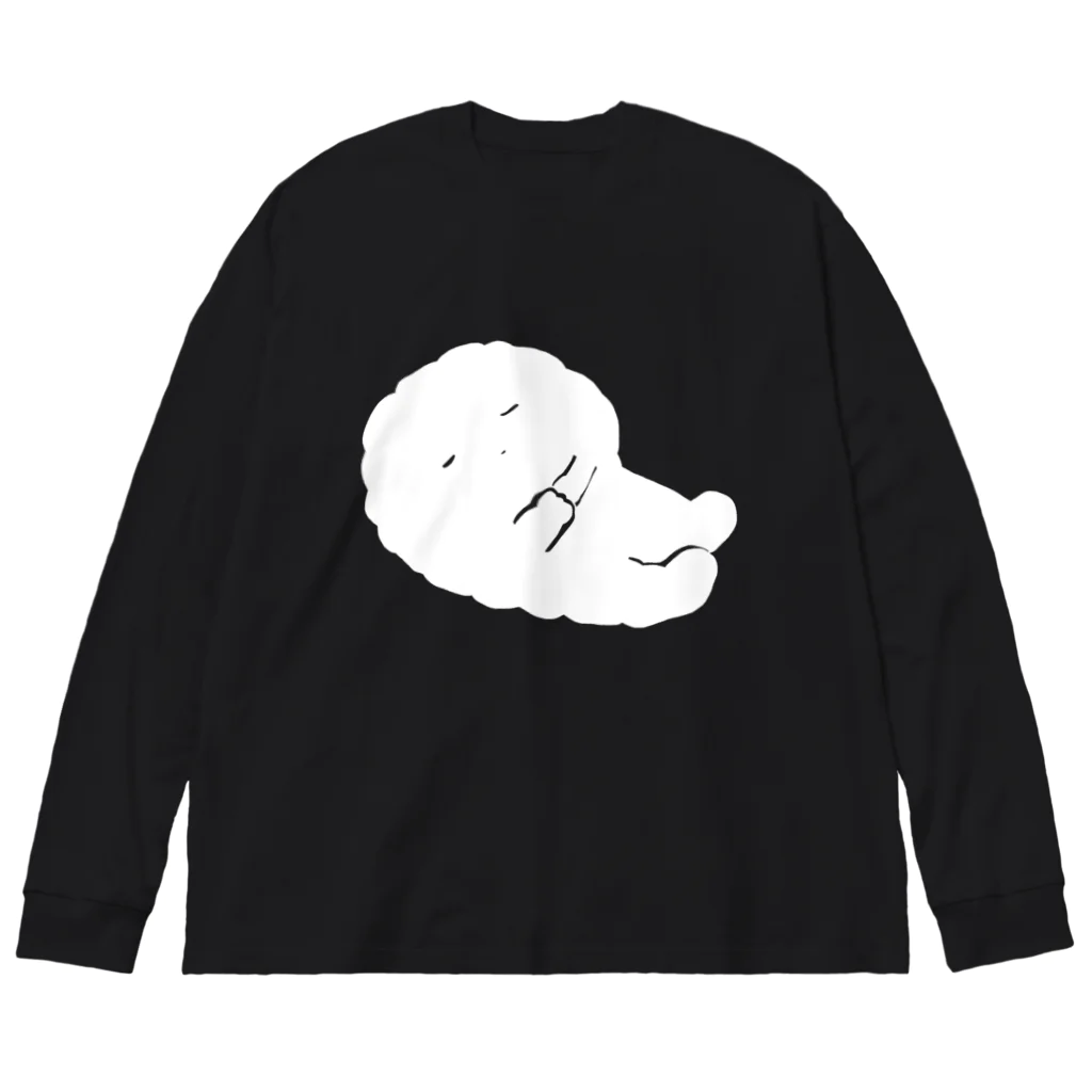 ヒャナヒュ-の眠るかきもちくん ビッグシルエットロングスリーブTシャツ