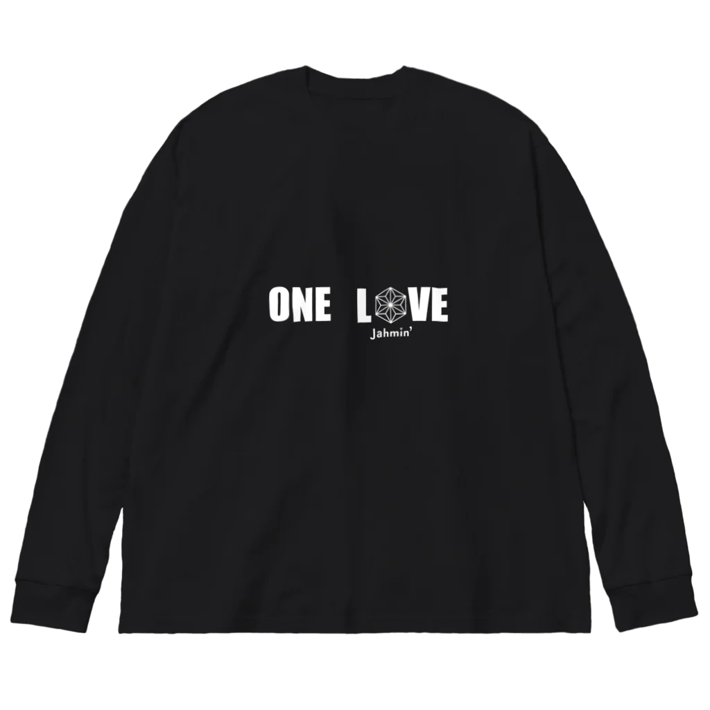 南風酒場Jahmin’のONE LOVE logo ビッグシルエットロングスリーブTシャツ