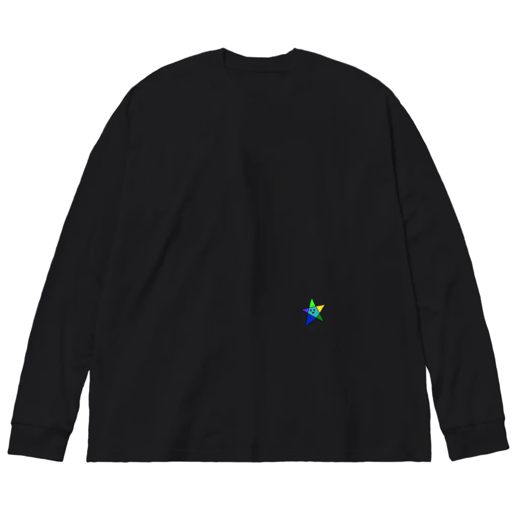 SK8starのShine星シンプル Big Long Sleeve T-Shirt