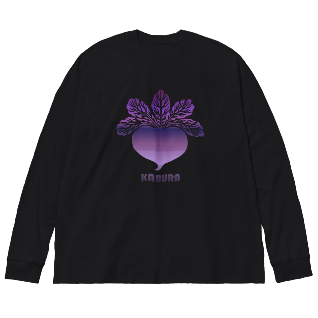 ツバメ堂の家紋ひとつかぶら<グラデーション> Big Long Sleeve T-Shirt