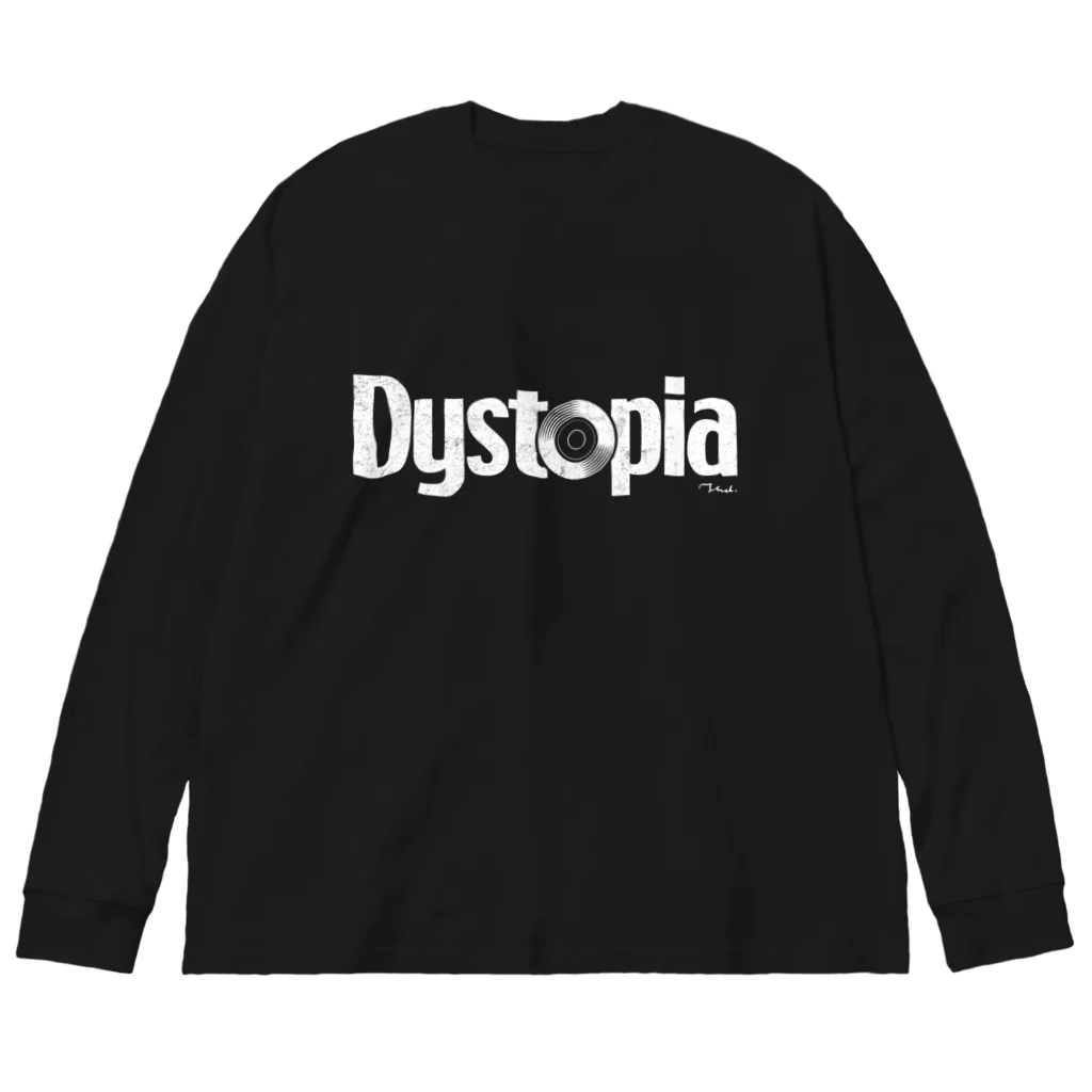 mastertape™のDystopia (Faded) Big Long Sleeve T-Shirt