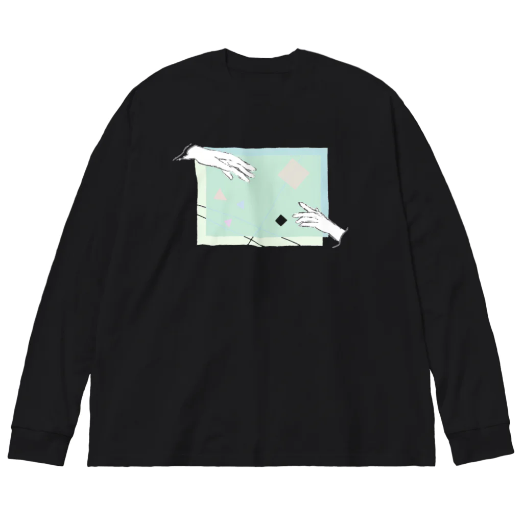 SHINOBU LABORATORY.のツナガル Big Long Sleeve T-Shirt