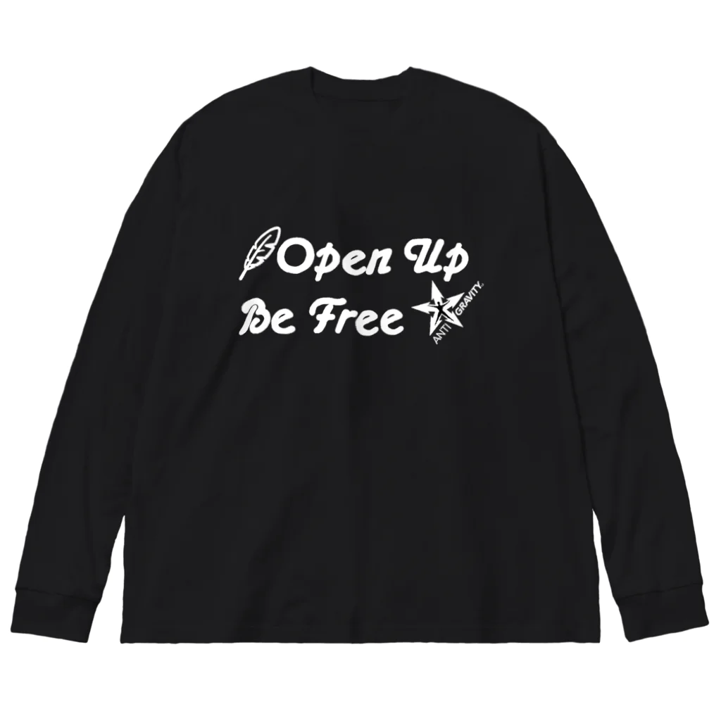 AntiGravityJAPANのopen up,be free WH ビッグシルエットロングスリーブTシャツ