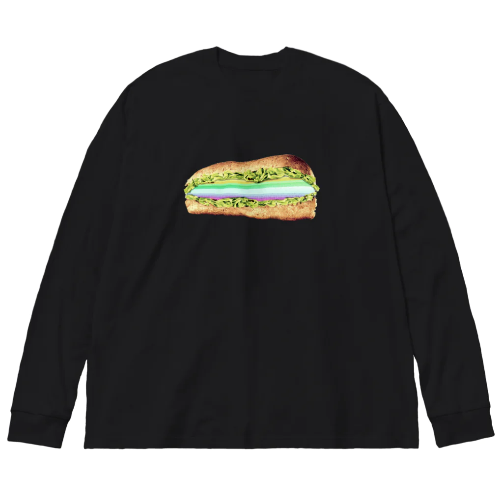 ma-bu×universal design の【ご地層】　サンド（砂）イッチ Big Long Sleeve T-Shirt