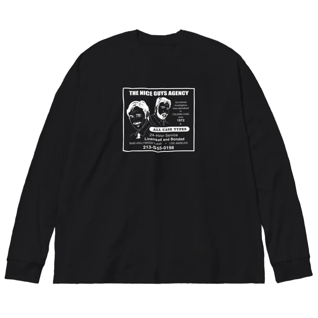 stereovisionの架空企業シリーズ『THE NICE GUYS AGENCY』 Big Long Sleeve T-Shirt