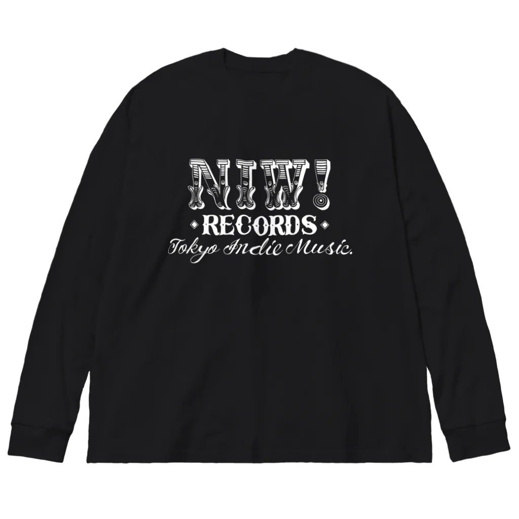 Niw! RecordsのNiw! handwriting LONGSLEEVE ビッグシルエットロングスリーブTシャツ