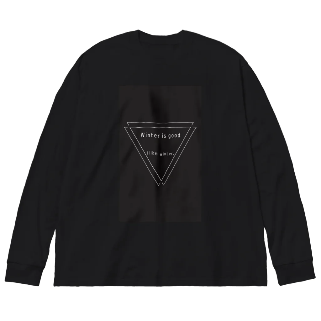 YUTA/74のI like Winter. Big Long Sleeve T-Shirt