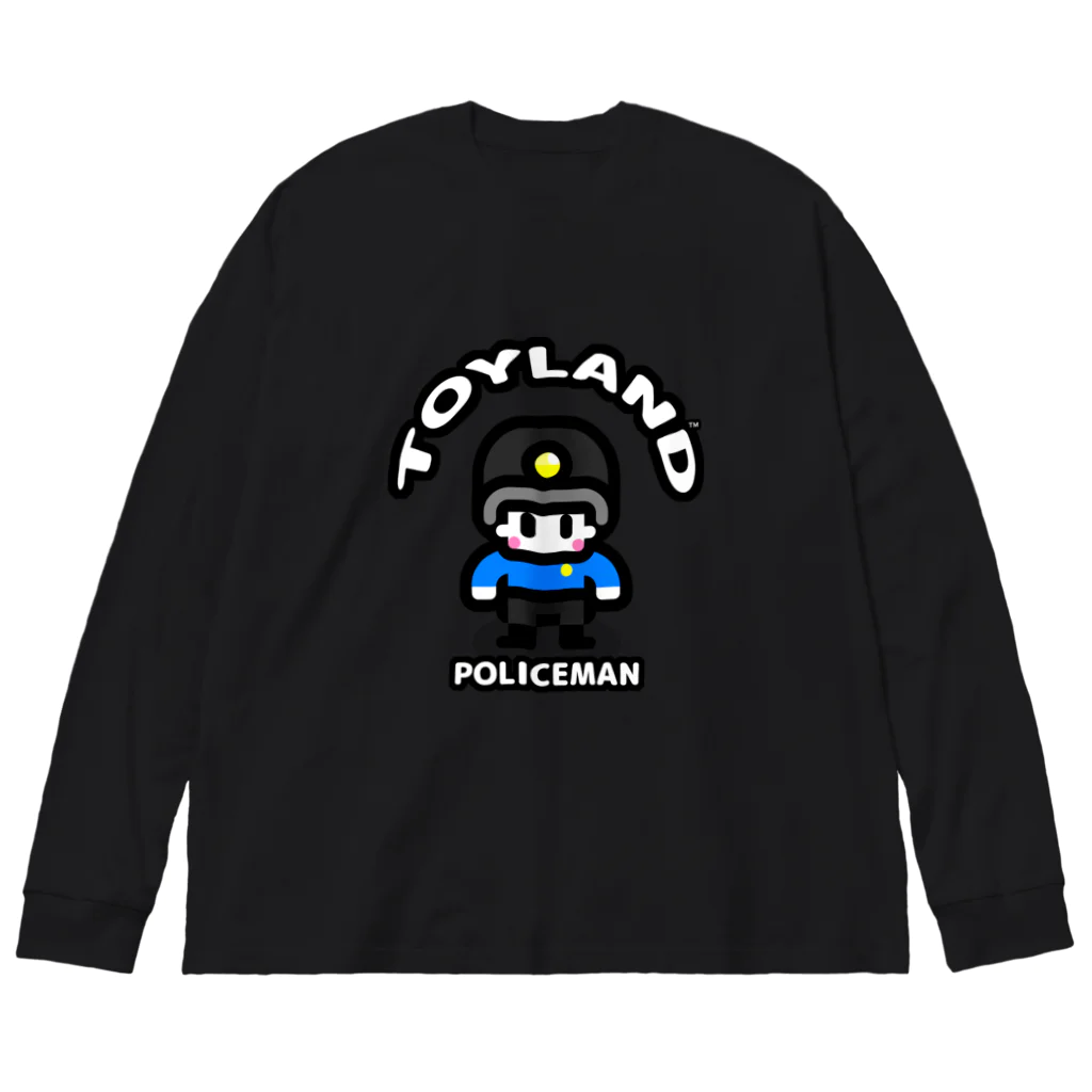 カワイイ オシャレ ポップ な TOYLANDのカワイイ ポップ な おまわりさん Big Long Sleeve T-Shirt