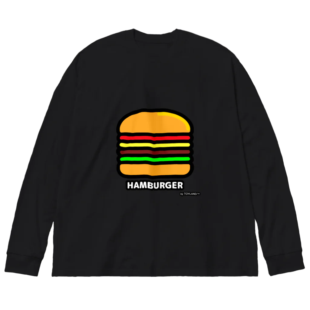 カワイイ オシャレ ポップ な TOYLANDのTOYLAND ハンバーガー ビッグシルエットロングスリーブTシャツ