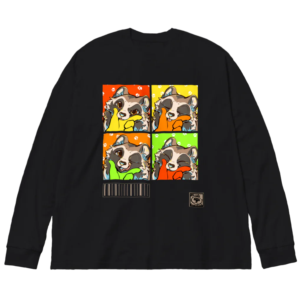 狸の遠吠えのたぬマズルチャレンジ Big Long Sleeve T-Shirt