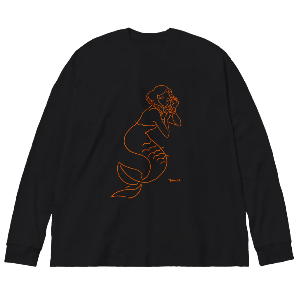 とみだの人魚 Big Long Sleeve T-Shirt