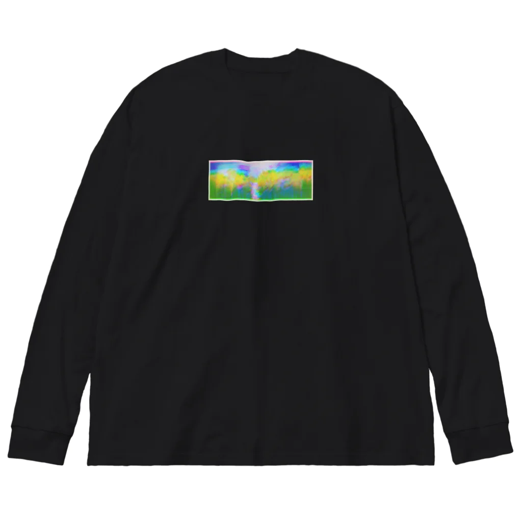 シソイロハの誰かと見た景色　ひまわり畑 Big Long Sleeve T-Shirt