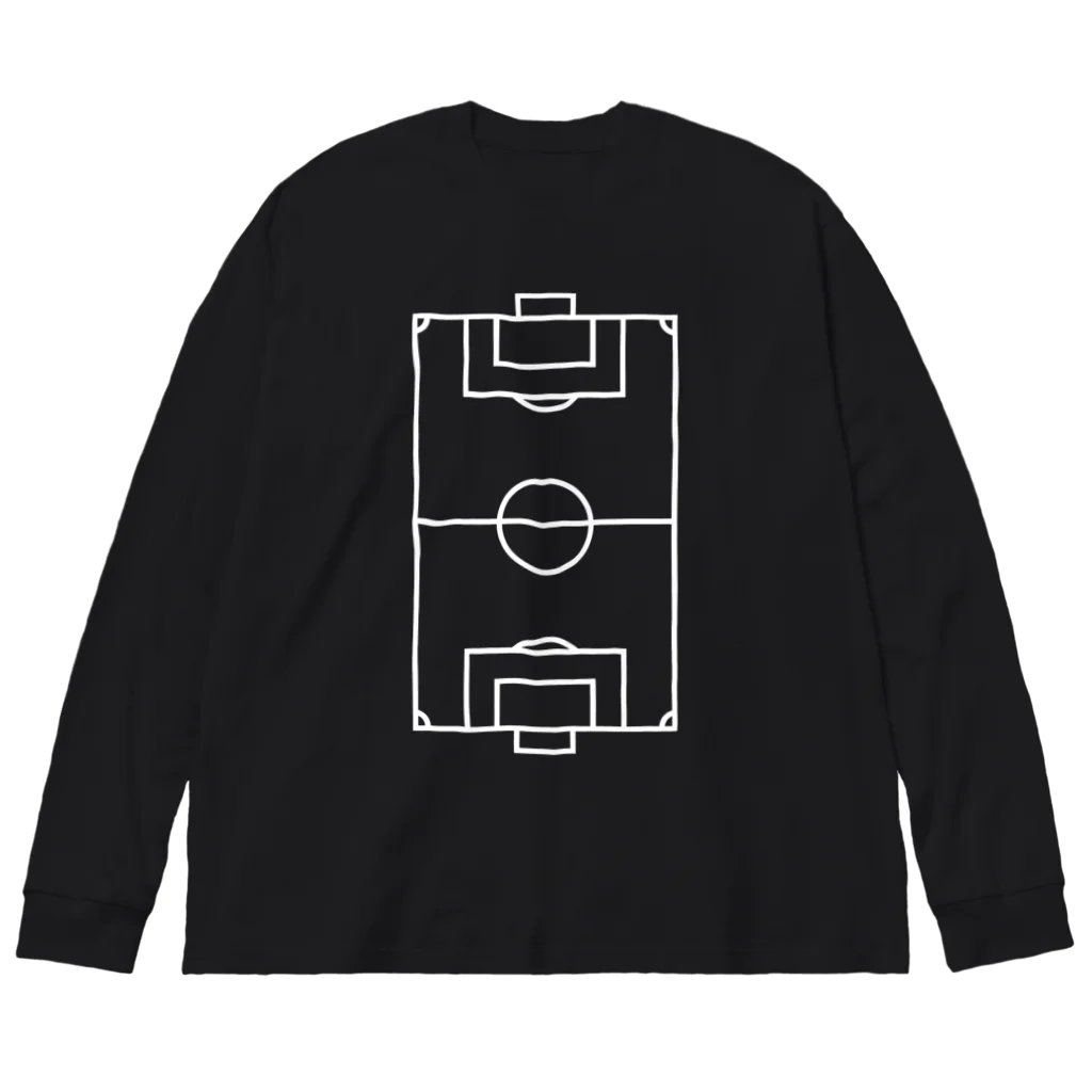 DRIPPEDのFOOTBALL PITCH LINE ビッグシルエットロングスリーブTシャツ