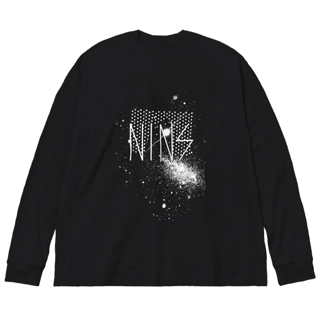 NINES STOREのNINES（復刻_2nd）BLACK ビッグシルエットロングスリーブTシャツ