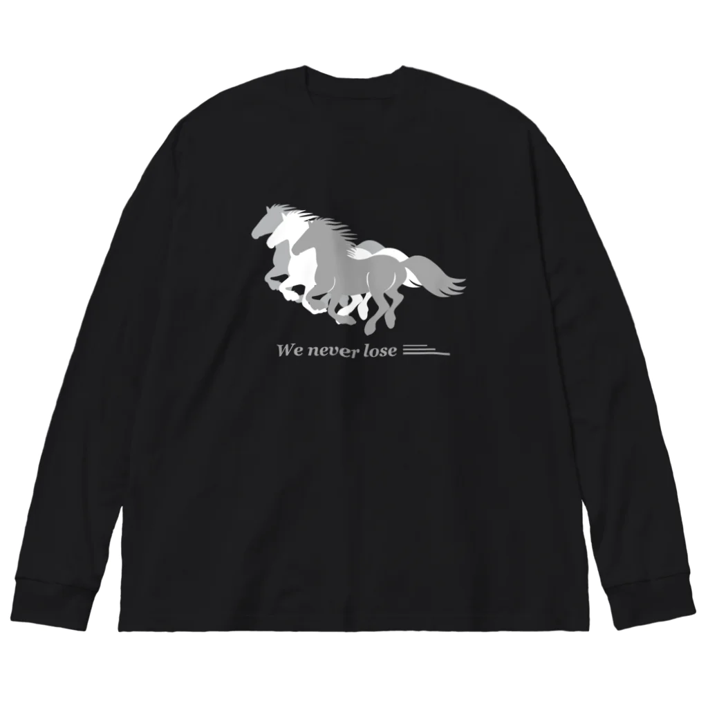 あさずきのRun！Run！Horse Big Long Sleeve T-Shirt