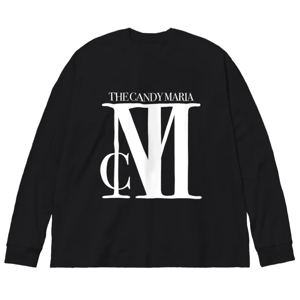 THE CANDY MARIAのTCM Big Logo ビッグシルエットロングスリーブTシャツ