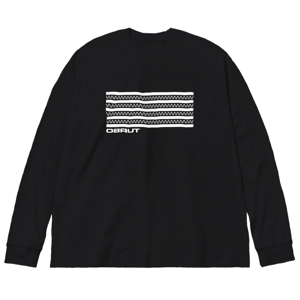 4UTOGEEKのTURBO (White logo) Big Long Sleeve T-Shirt