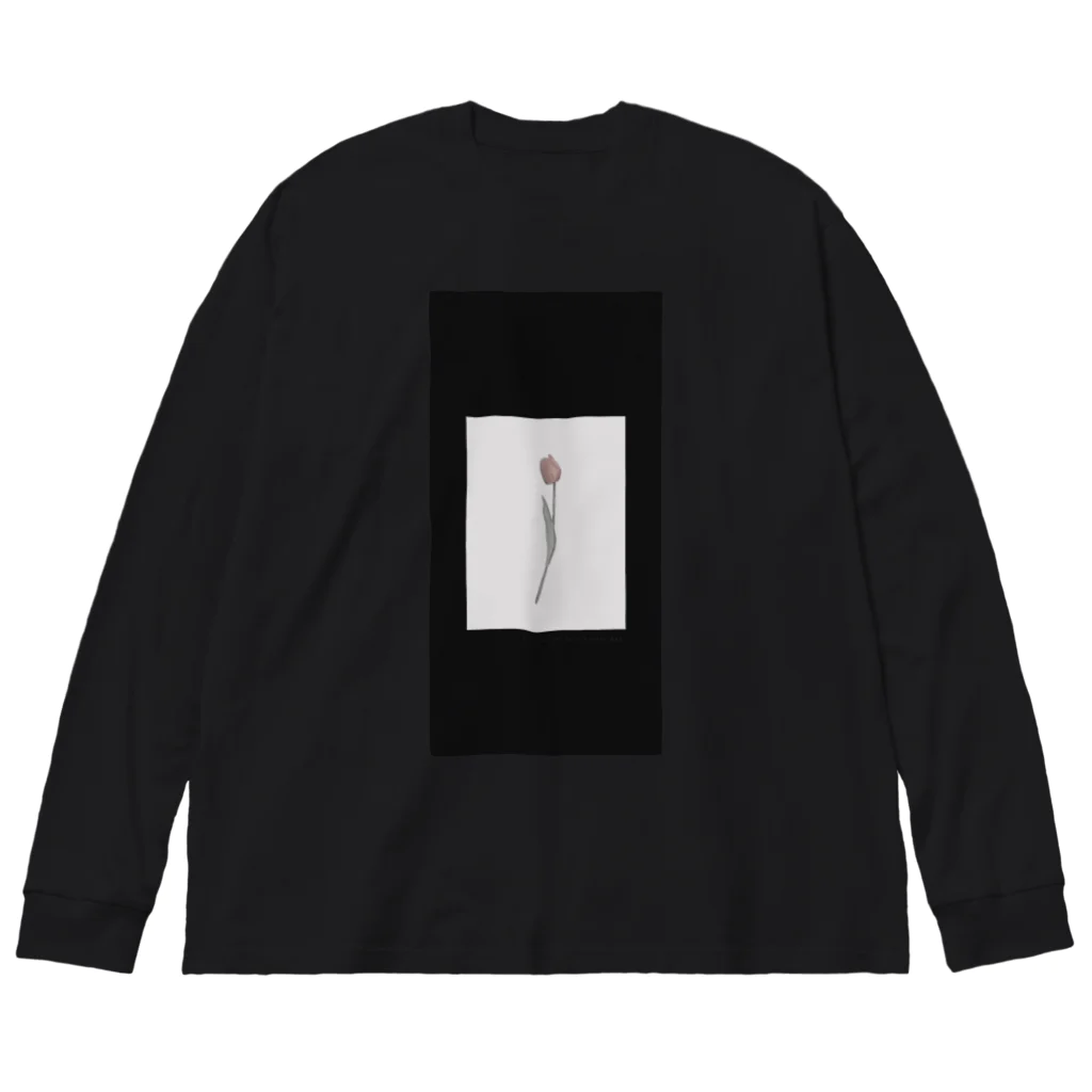 rilybiiのtulip gray Big Long Sleeve T-Shirt