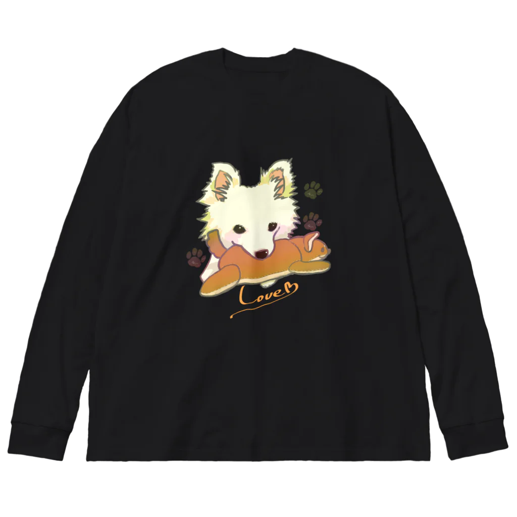 にこ＋のわんこ大好き Big Long Sleeve T-Shirt