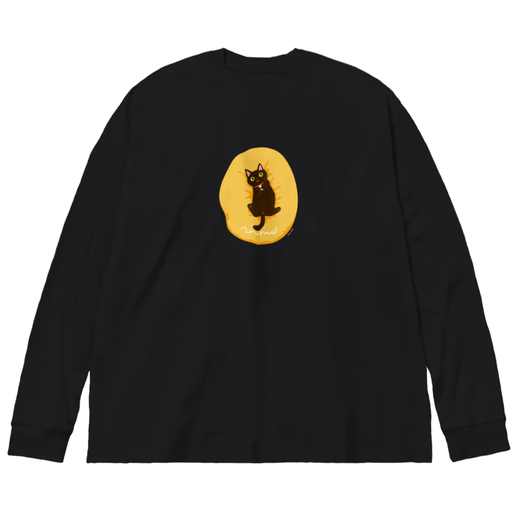 oba:obaの黒猫ちゃん Big Long Sleeve T-Shirt