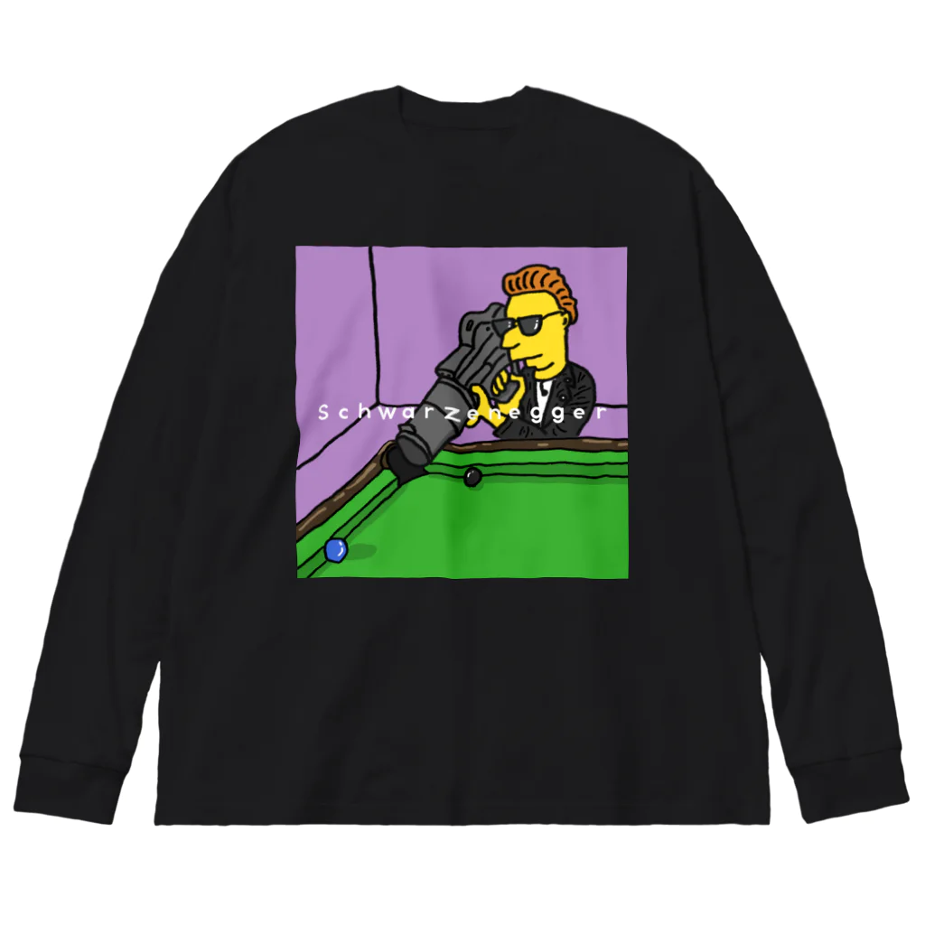 VOOKUNのシュワちゃん Big Long Sleeve T-Shirt