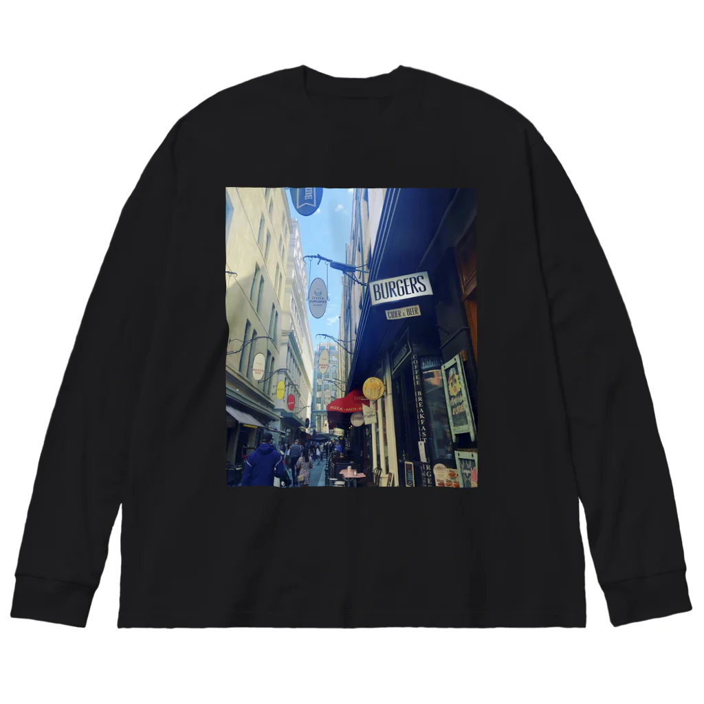 タケルショップ😊takeru shop💫のオーストラリアのメルボルン💫1人旅PhotoTシャツ💫 Big Long Sleeve T-Shirt