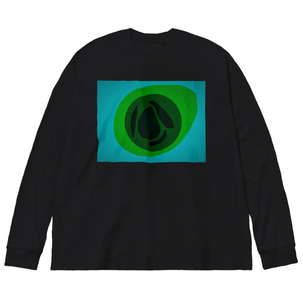 新宿最後の詩人　馬頭 aka　てんちゃんのSmile Cell Big Long Sleeve T-Shirt