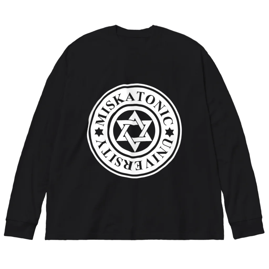 AURA_HYSTERICAのMISKATONIC UNIVERSITY Big Long Sleeve T-Shirt