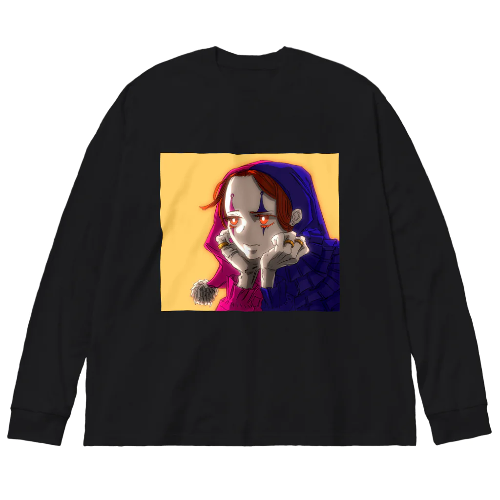 PeRo/N-roachのClown ビッグシルエットロングスリーブTシャツ