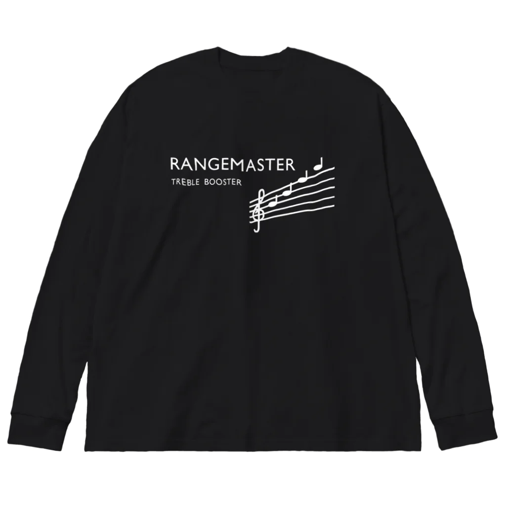 ユメデマデのRANGEMASTER (白字) Big Long Sleeve T-Shirt