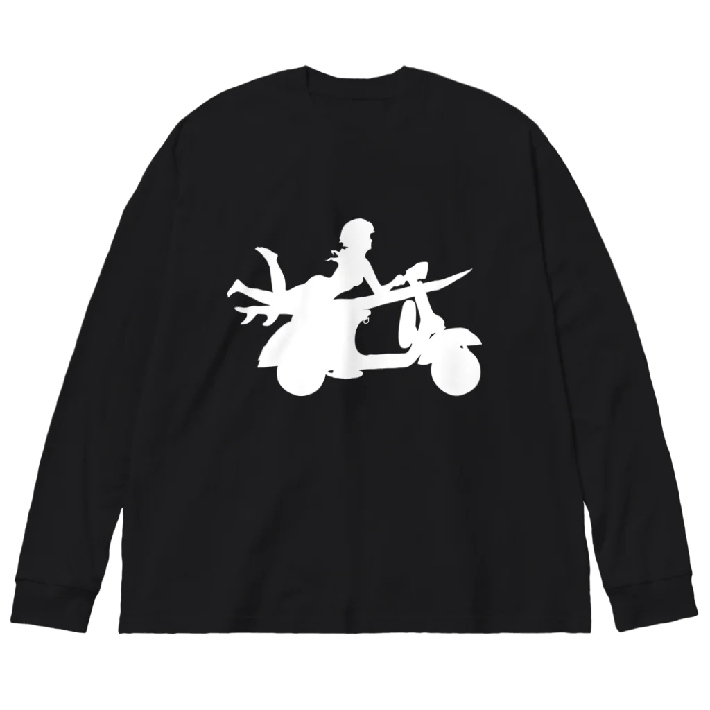 nakamaru商店のサーフガール Big Long Sleeve T-Shirt