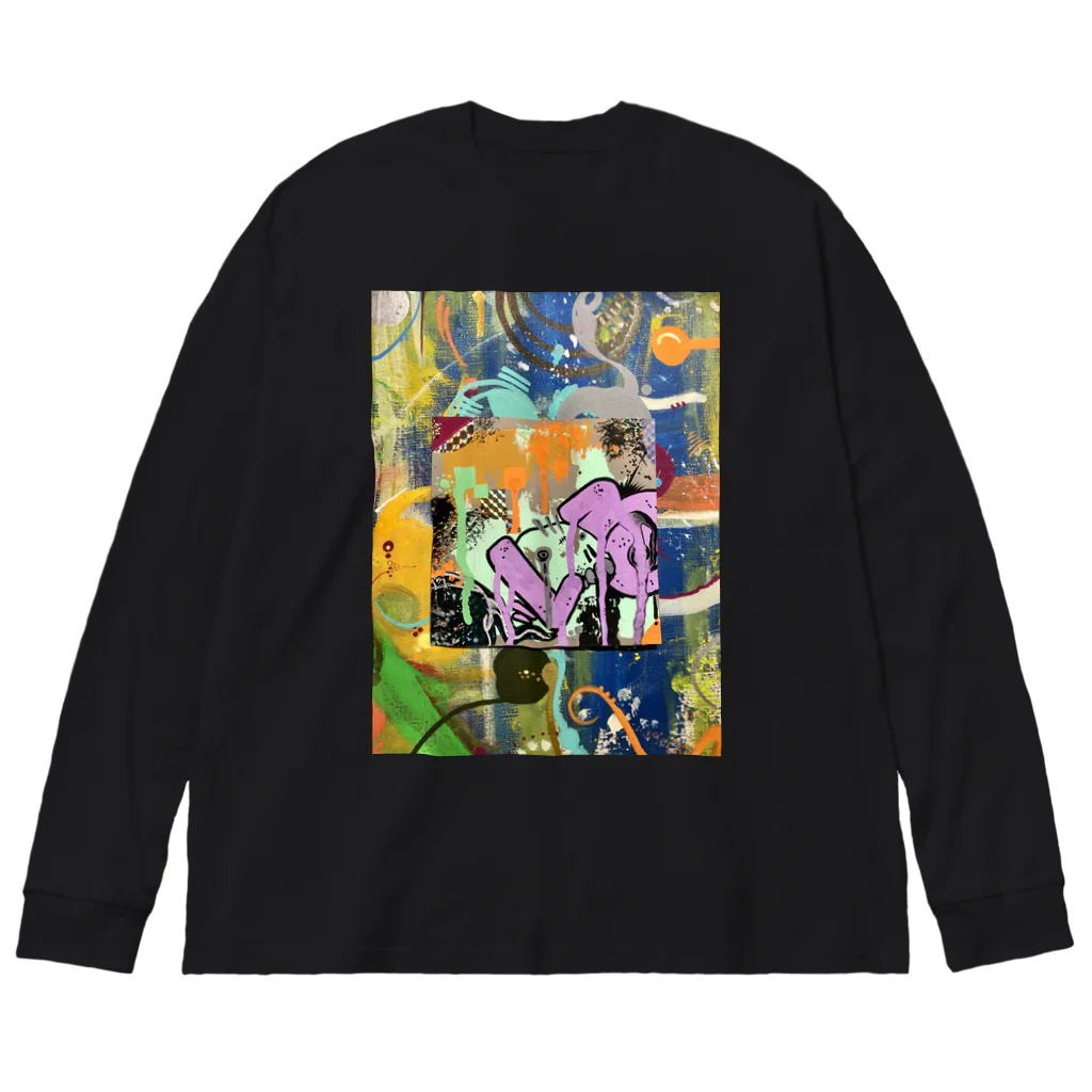 OPTMのハハハ Big Long Sleeve T-Shirt