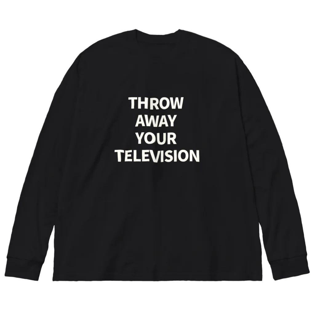 Takahashijunのテレビを投げ捨てろ ビッグシルエットロングスリーブTシャツ