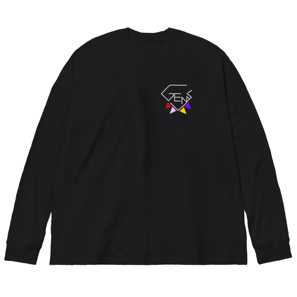 GEMS 公式ショップのGEMS オフシャルグッズ　BLACK ビッグシルエットロングスリーブTシャツ