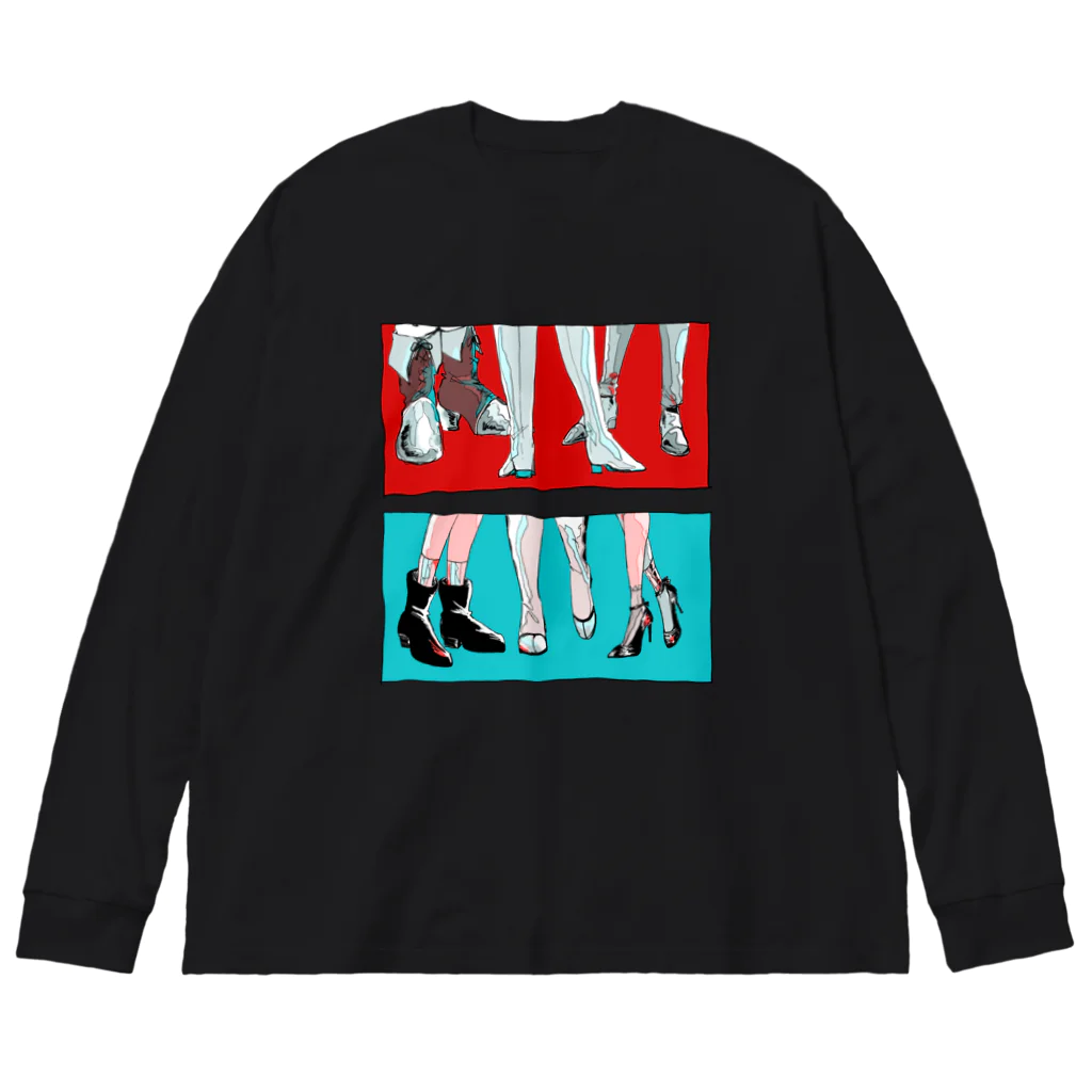 トトランドの6人(黒用) Big Long Sleeve T-Shirt