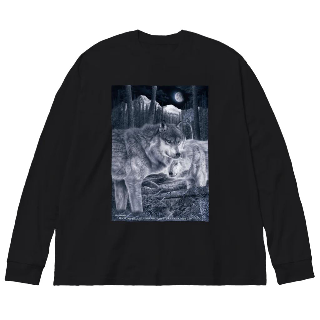 アラスカ野生動物画家きむらけいのE​Y​E​S​ ​-​視​線​- Big Long Sleeve T-Shirt