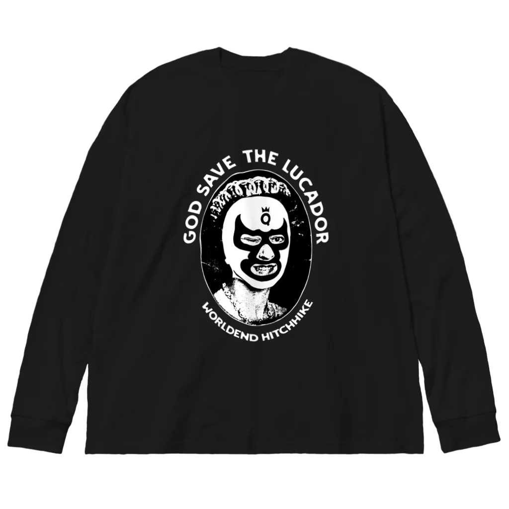 ワールドエンド ヒッチハイクのゴッド・セーブ・ザ・ルチャドール　GOD SAVE THE LUCHADOR ビッグシルエットロングスリーブTシャツ