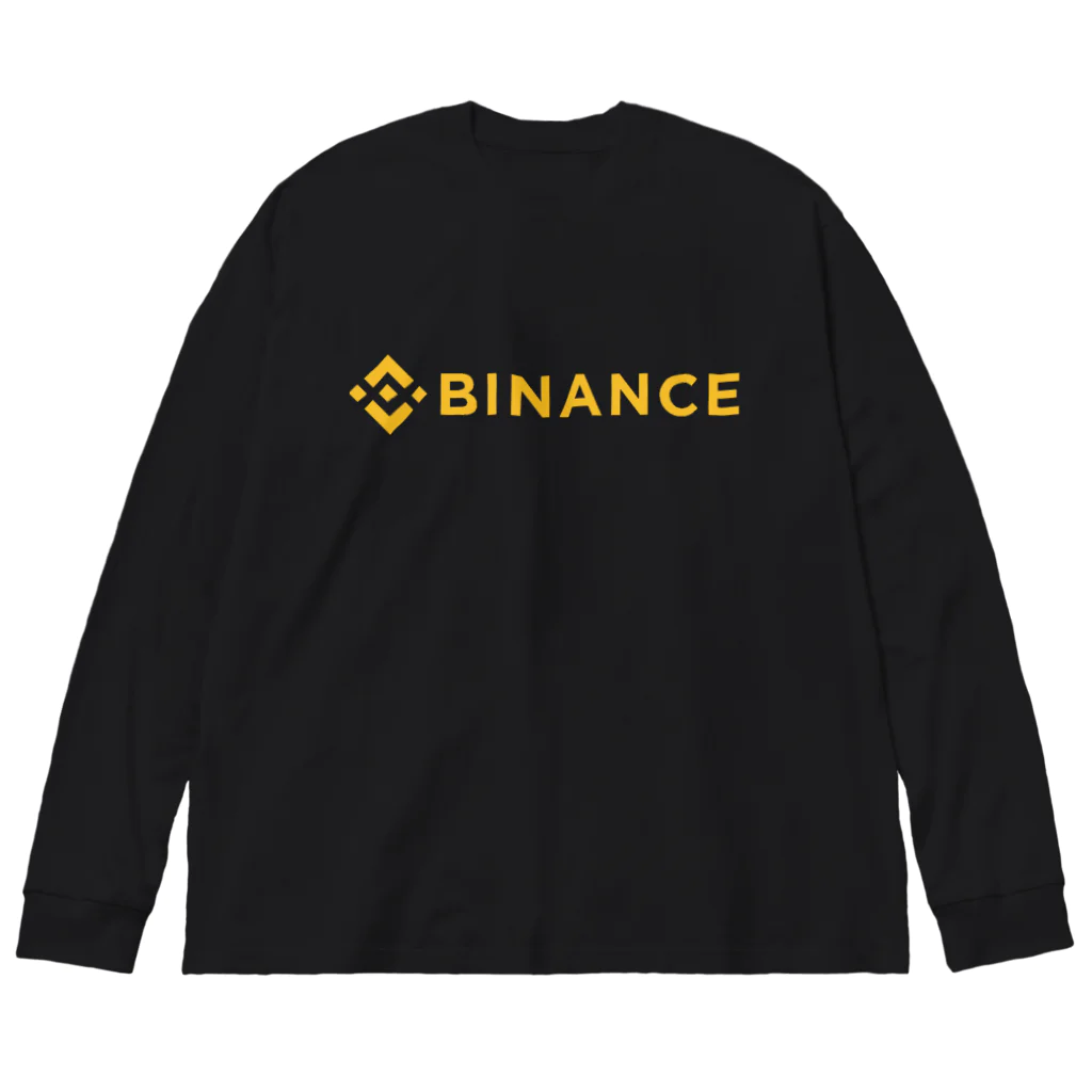 ワタシハリナックスチョットデキルのBinance バイナンス グッズ ビッグシルエットロングスリーブTシャツ