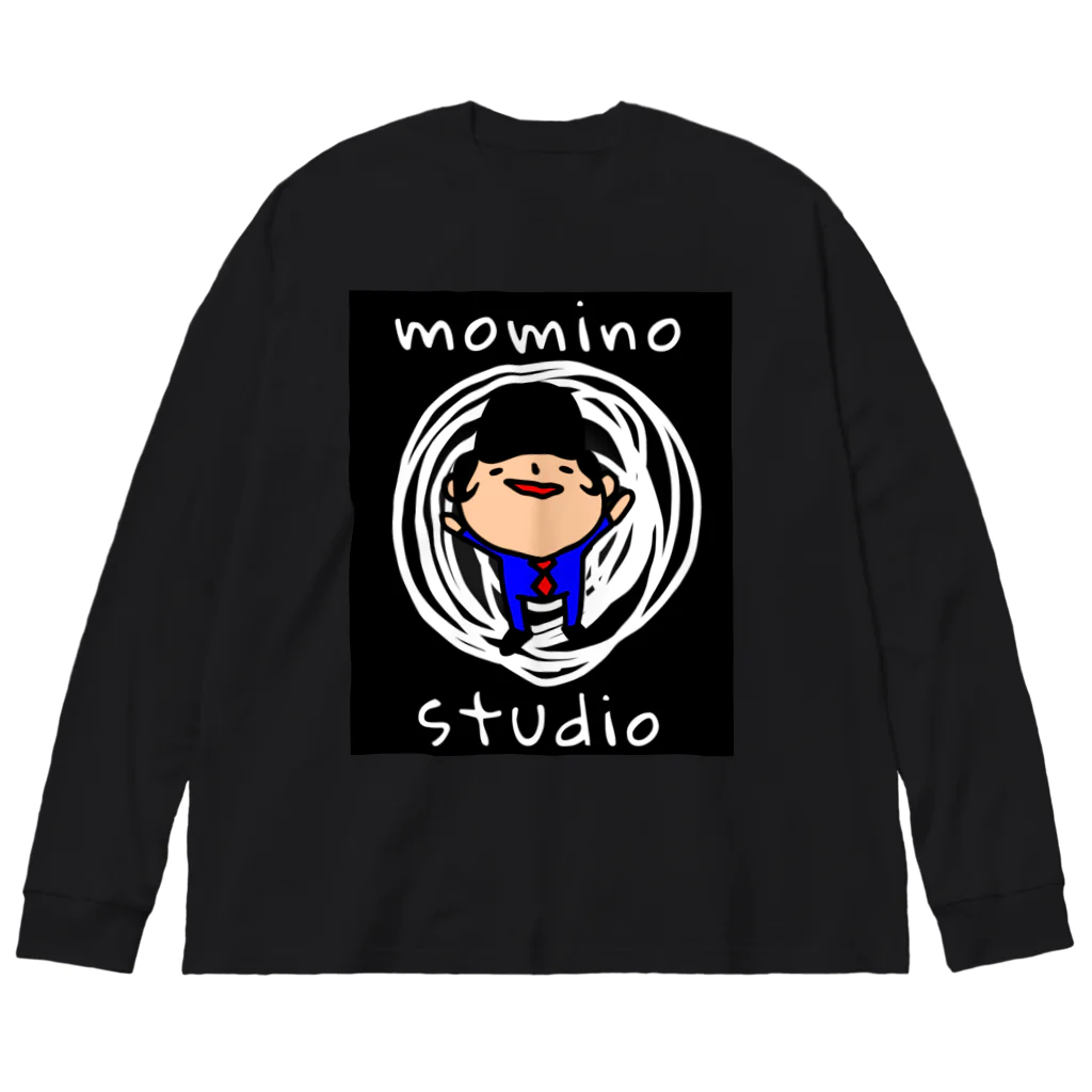 momino studio SHOPの色ちだよ。ぐるぐるぐるぐるぐるぐる ビッグシルエットロングスリーブTシャツ