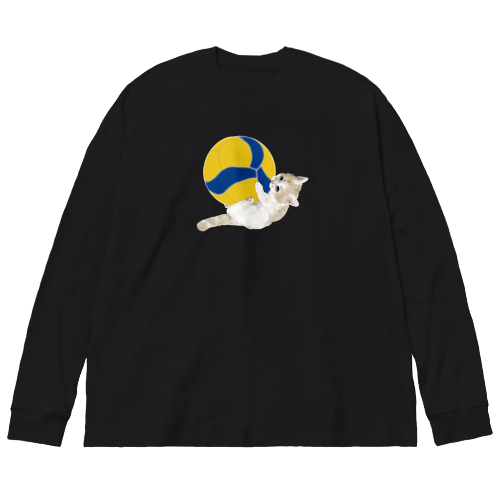 猫とやっし～ぃのアレコレのニャイスカットねこたん Big Long Sleeve T-Shirt