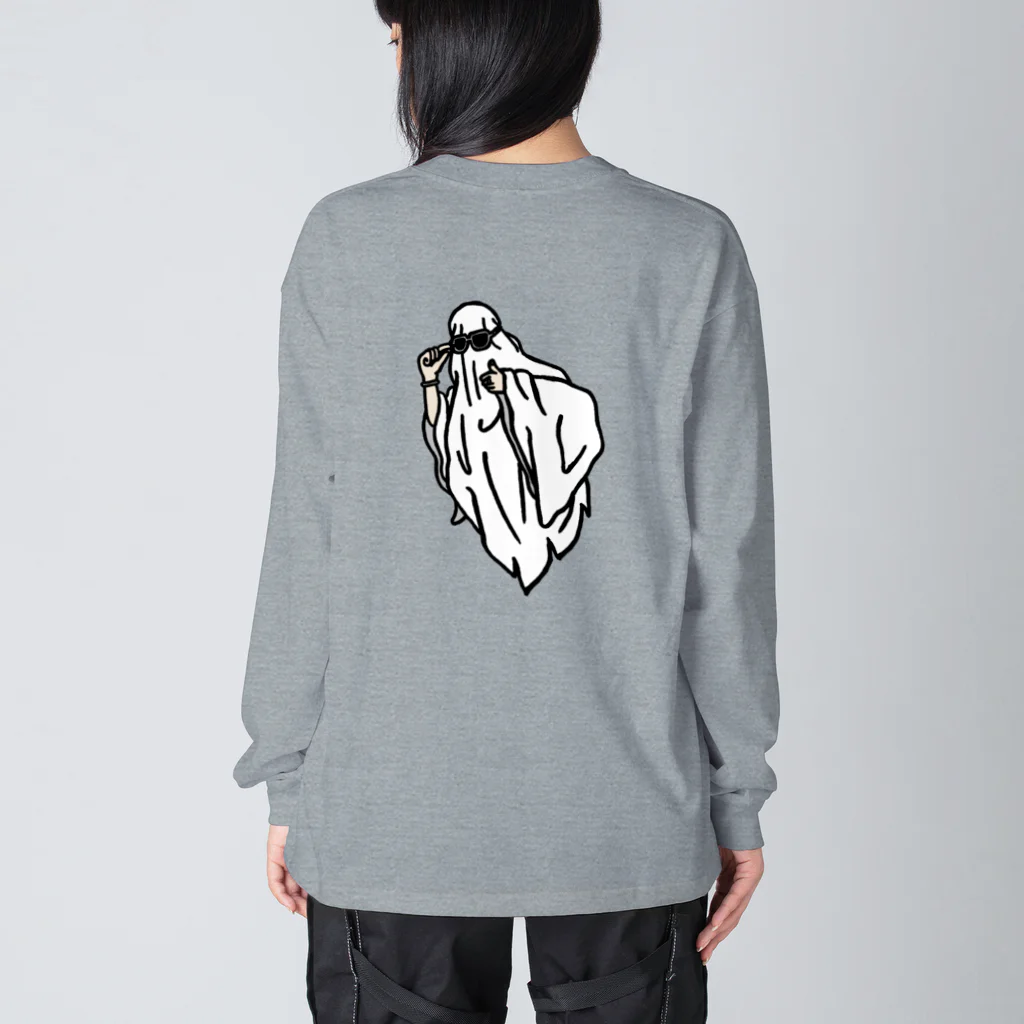 BOREDAMNのghost Big Long Sleeve T-Shirt