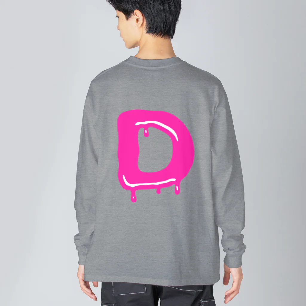 DIP DRIPのDIP DRIP "Melty Lip" Series Big Long Sleeve T-Shirt