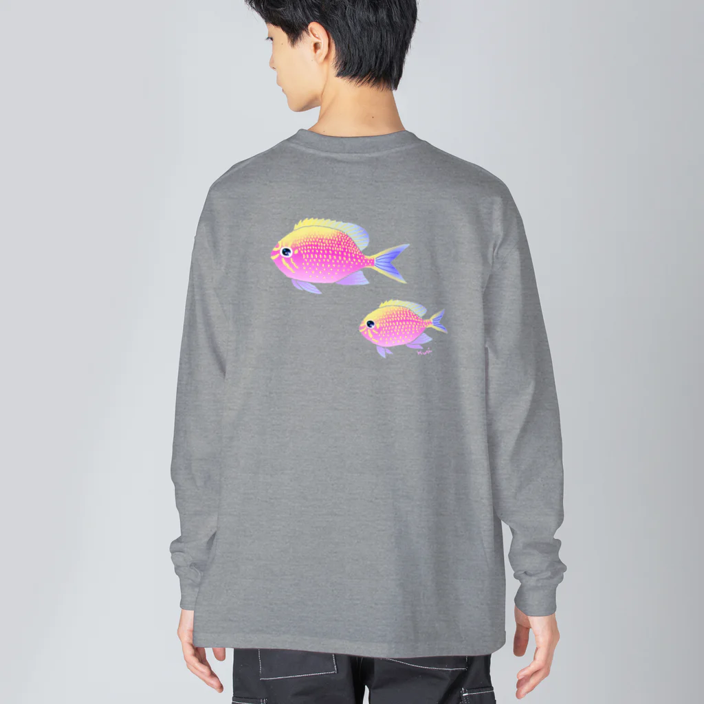 栗坊屋のハナゴンベ Big Long Sleeve T-Shirt