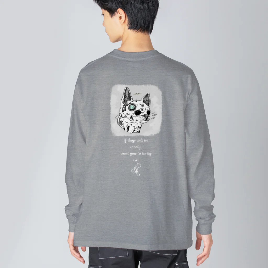 BIGHAWKのChihuahua ビッグシルエットロングスリーブTシャツ