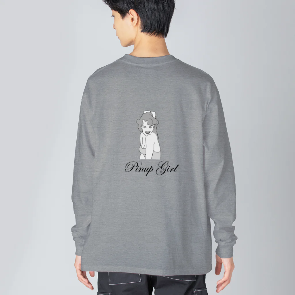 BONBONのPinup girl Big Long Sleeve T-Shirt