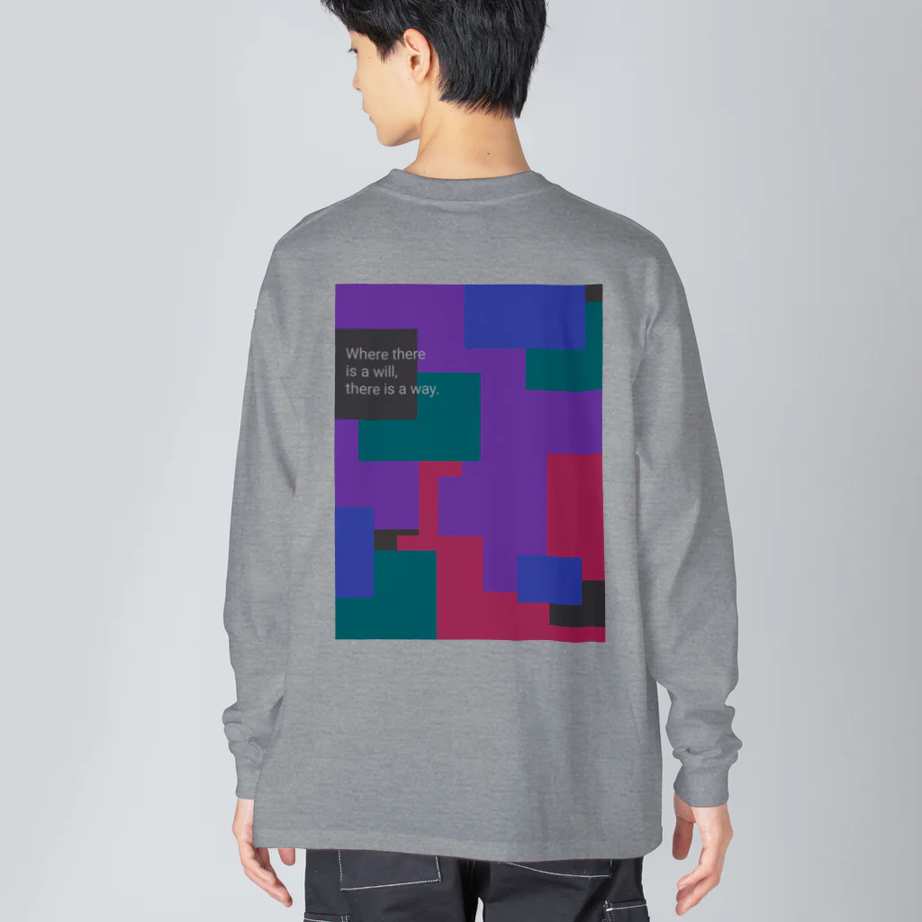 Purple Pearlのproud Big Long Sleeve T-Shirt