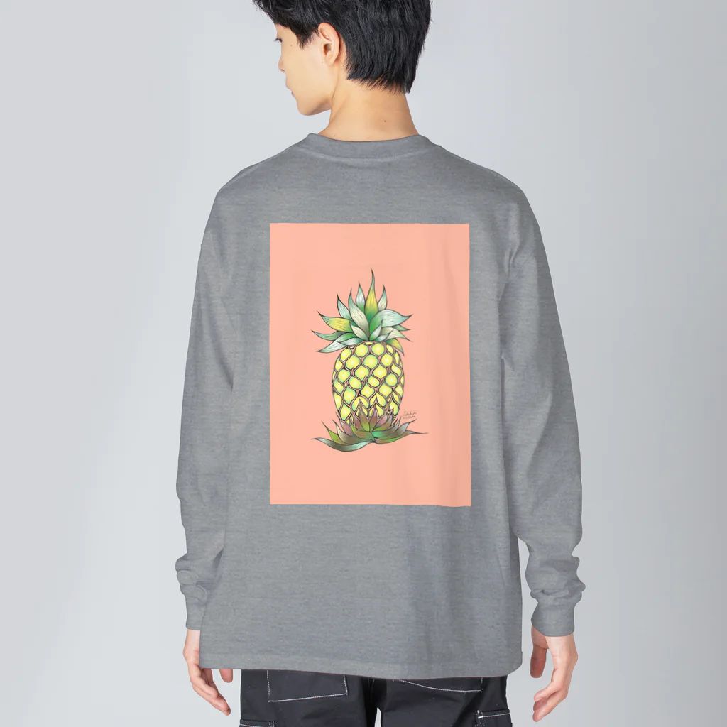 One Day Surf. by Takahiro.Kのpineapple ビッグシルエットロングスリーブTシャツ