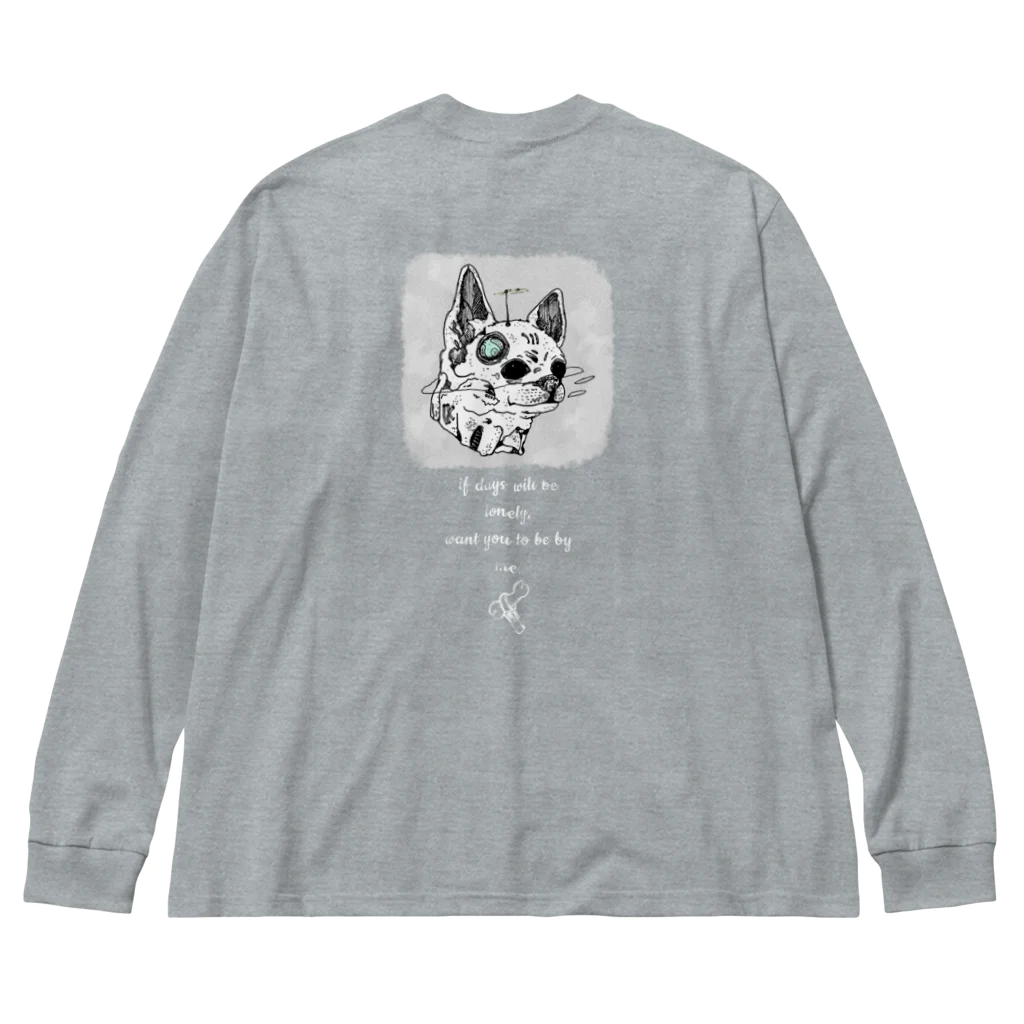 BIGHAWKのChihuahua ビッグシルエットロングスリーブTシャツ