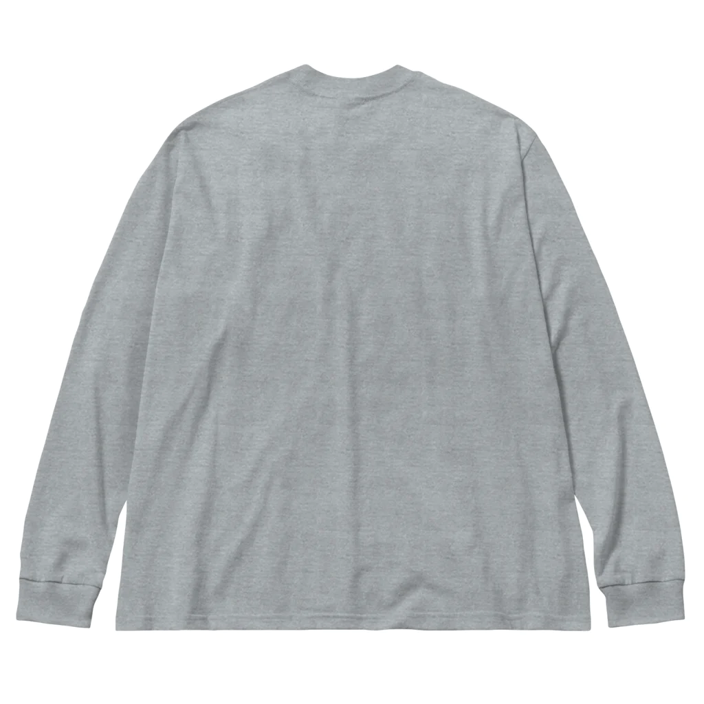 ツバメ堂のしましまのグレーのトカゲ二匹 Big Long Sleeve T-Shirt