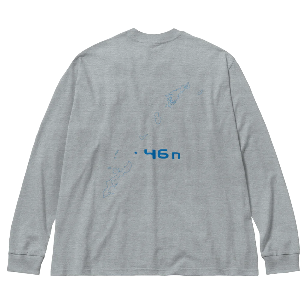 46nの46n（青ロゴ） Big Long Sleeve T-Shirt